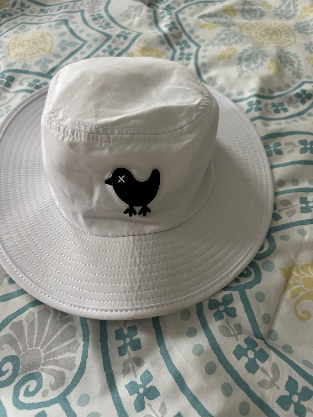 Golf White Bucket Hat with
